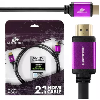 SPACETRONIK HDMI 2.1 8K kaabel 1,5m SH-SPR015