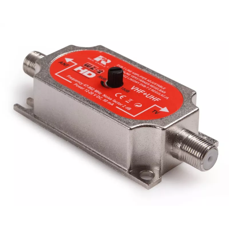 Red Eagle WZ-2 Lineaarvõimendi 20 dB 47-694 MHz F-tüüpi Siseruumide DVB-T/T2