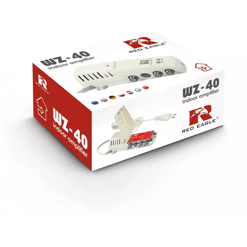 DVB-T/T2 antennivõimendi WZ-40 RED EAGLE