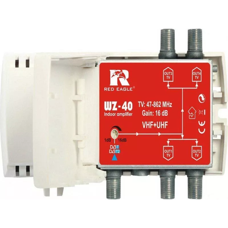 DVB-T/T2 antennivõimendi WZ-40 RED EAGLE