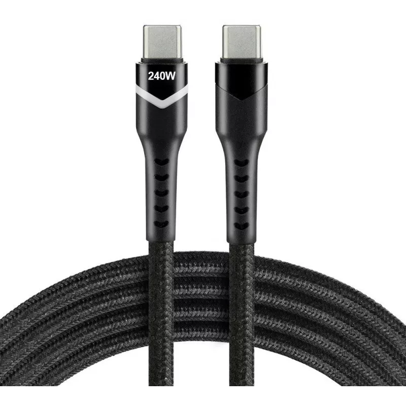 EVERACTIVE USB-C to USB-C kaabel CBB-1PDRS 100cm 48V 5A 240W RGB LED