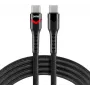 EVERACTIVE USB-C to USB-C kaabel 2m 240W RGB LED Must CBB-2PDRS