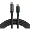 USB-C to USB-C kaabel 100cm 100W PD LCD-ekraaniga everActive CBB-1PD5L