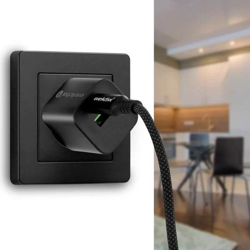 USB-C to USB-C kaabel 2m 100W LCD võimsusnäidikuga everActive CBB-2PD5L