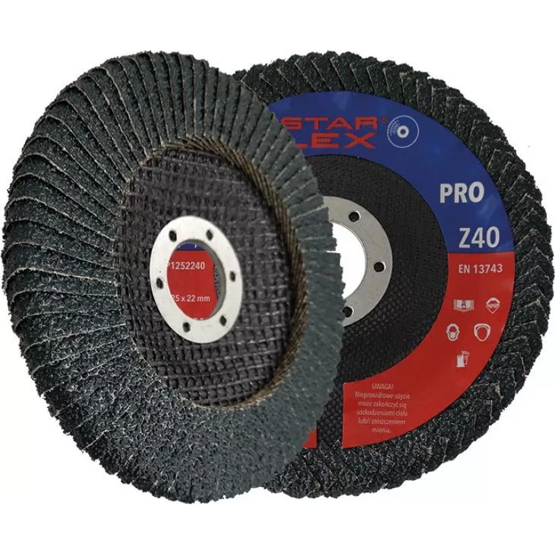 PSG Star Flex Klappketas 125x22,23mm P40 Tsirkooniumoksiid Kooniline Tüüp 29 TLP1252240