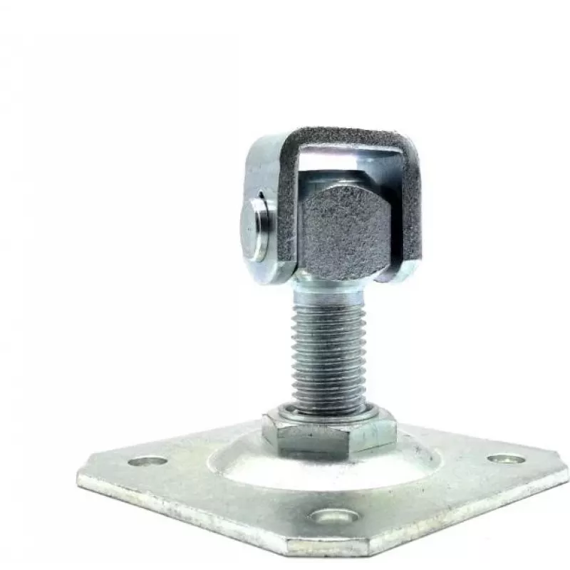PSG Reguleeritav Keevissilmus 61.019.01 Kinnitusplaadiga 100x100x4mm - M20 Keere (Galvaniseeritud Silm)