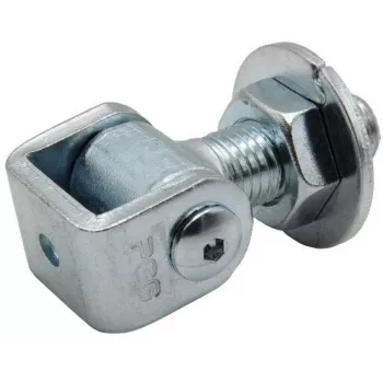 PSG 61.013.01 Weld-On Hinge - M20 Thread (Adjustable, Galvanized Eye)