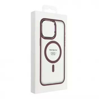 OEM korpus iPhone 17 Pro Max Matte Mag Cover ühilduv MagSafe'iga Punane