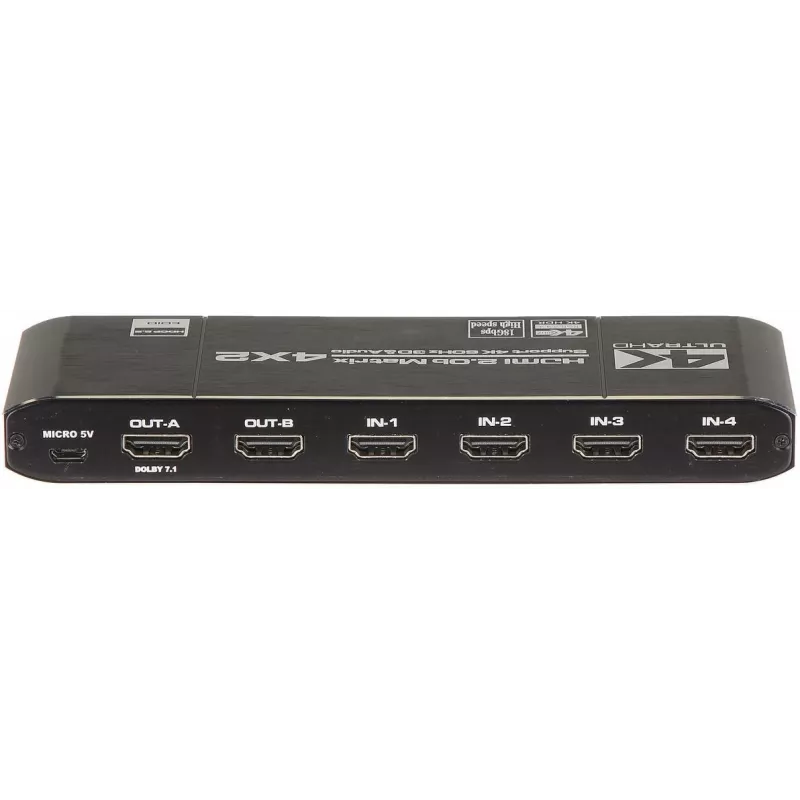 HDMI Switch 4x2 Matrix 4K@30Hz HDMI-SW-4/2-MATRIX
