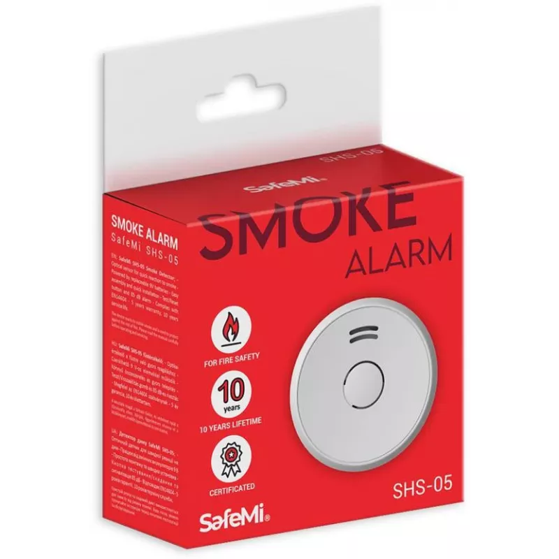 SAFEMI SHS-05 Battery-Powered Smoke Detector