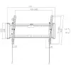 GETFORT GF-T3780-75 Kallutatav TV seinakinnitus LED/LCD 37-80 tolli, 75kg, VESA 650x405mm, must