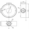 MITON MT-P1260 Pindpaigaldatav Ühenduskarp 120x60x50mm IP65 Helehall