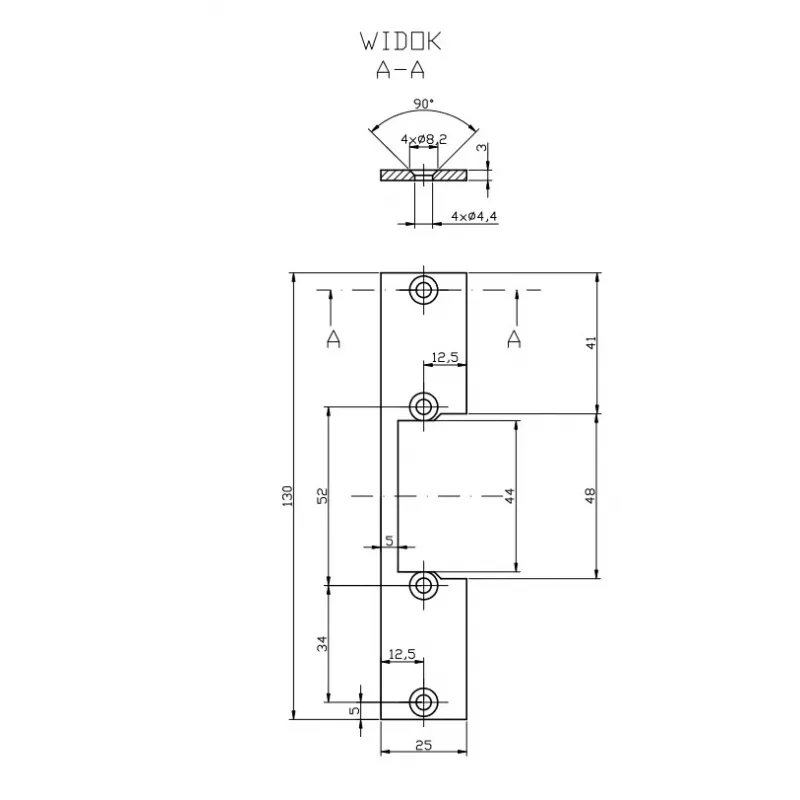 HARTTE OK-P2 Lühike Lattraud, S, 3mm, STC, Avatud