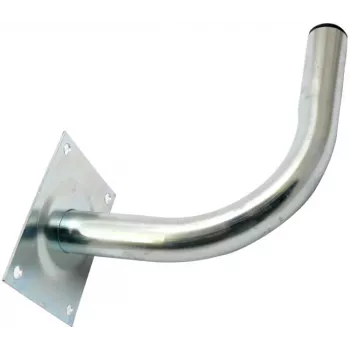 ROBSON L200 Antennakinnitus (20 cm) - Tsingitud terasest seinakinnitus välis-TV/raadio/internetiantennidele