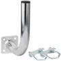 ROBSON L200B Rõduantenni kinnitus 20 cm hõbedane