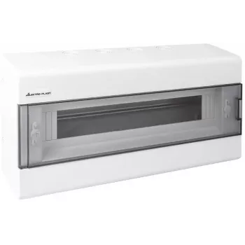 Modulaarne jaotuskilp 1x18 pinnale paigaldatav (N+PE) IP40 SRn-18 ELEKTRO-PLAST OPATÓWEK