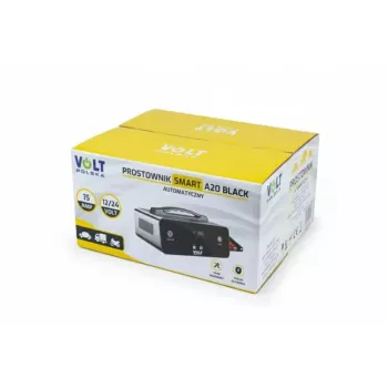 VOLT POLSKA Smart Charger 12V/24V 15A A20 Black