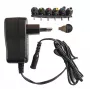 ESPE Reguleeritav seinatoiteplokk 3-12V 1A 1m kaabel, stabiliseeritud, 6 valitavat pinget