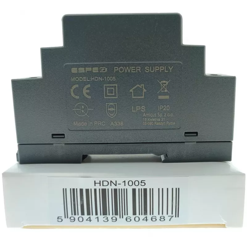 ESPE HDN-1005 DIN Rail Toiteplokk 5V/10W/2A