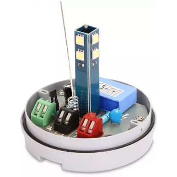 Proxima KOGUT LED-lamp sisseehitatud antenniga 433.92 MHz (12-24V AC/DC või 230V AC) kollane