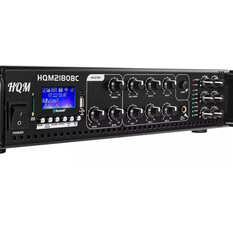 HQM 3407 FM/MP3/BLUETOOTH Raadiovõimendi 180W