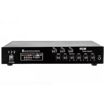 HQM HQM1060BT/S 60W PA-võimendi Bluetoothi, USB, SD, FM-raadioga