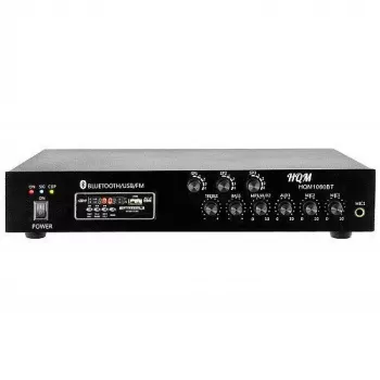 HQM HQM1060BT/S 60W PA-võimendi Bluetoothi, USB, SD, FM-raadioga