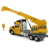 LEAN TOYS Remote Controlled Truck Crane Pilot 2.4G Lights Sounds Yellow