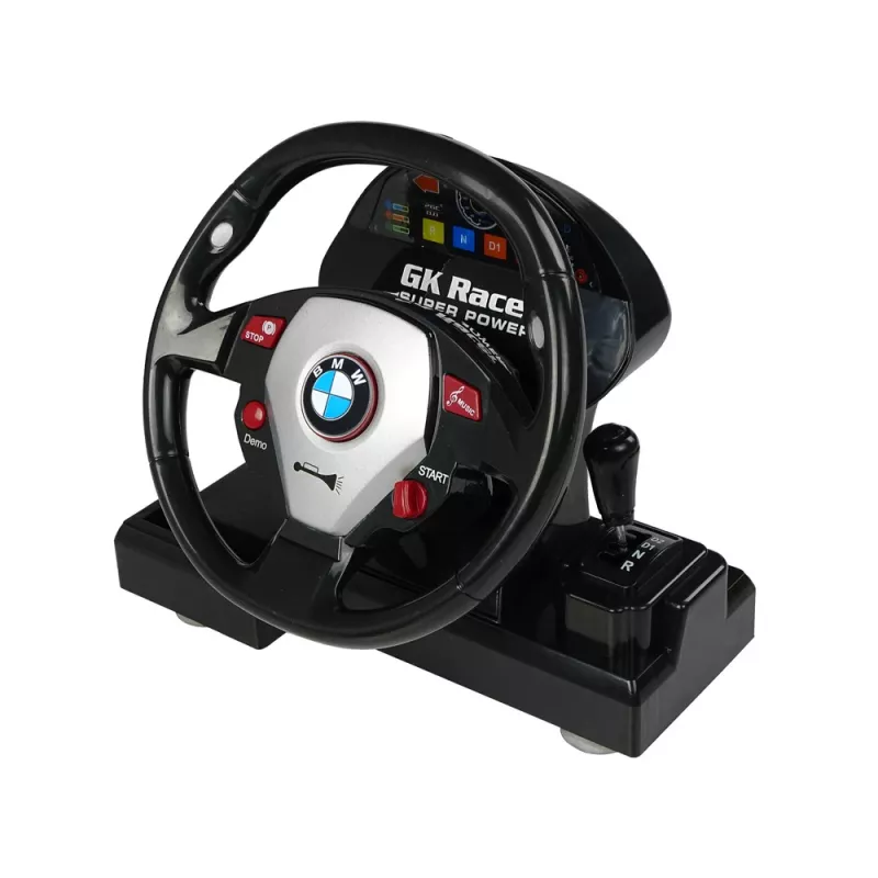 LEAN TOYS Kaugjuhitav BMW M3 Valge 2.4G Roolipult 1:18 Heli ja Tuled