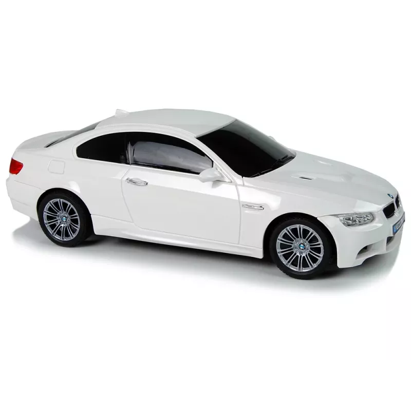 LEAN TOYS Kaugjuhitav BMW M3 Valge 2.4G Roolipult 1:18 Heli ja Tuled