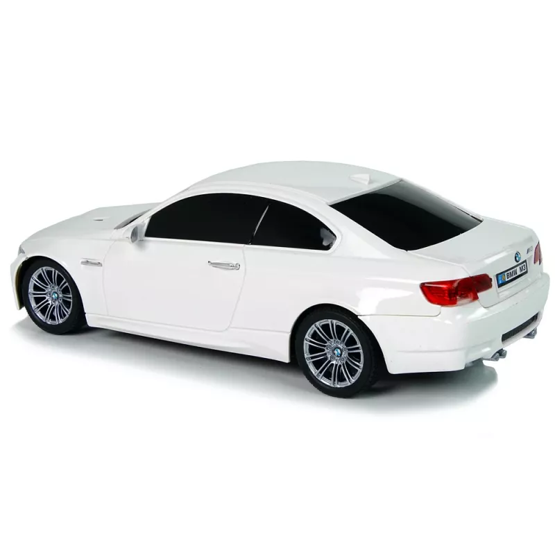 LEAN TOYS Kaugjuhitav BMW M3 Valge 2.4G Roolipult 1:18 Heli ja Tuled