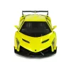 LEAN TOYS Kaugjuhitav Lamborghini Veneno Kollane 2.4 GHz Rooliga RC Auto Heli ja Tuledega