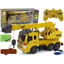LEAN TOYS Kaugjuhitav Veoauto 1:20 Tõstekraana Pilot 2.4G Heli ja Tuled