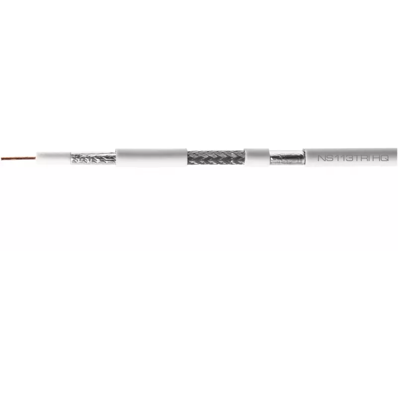 CONOTECH NS-113TRI HQ RG-6 koaksiaalkaabel LSOH B2ca 500m valge