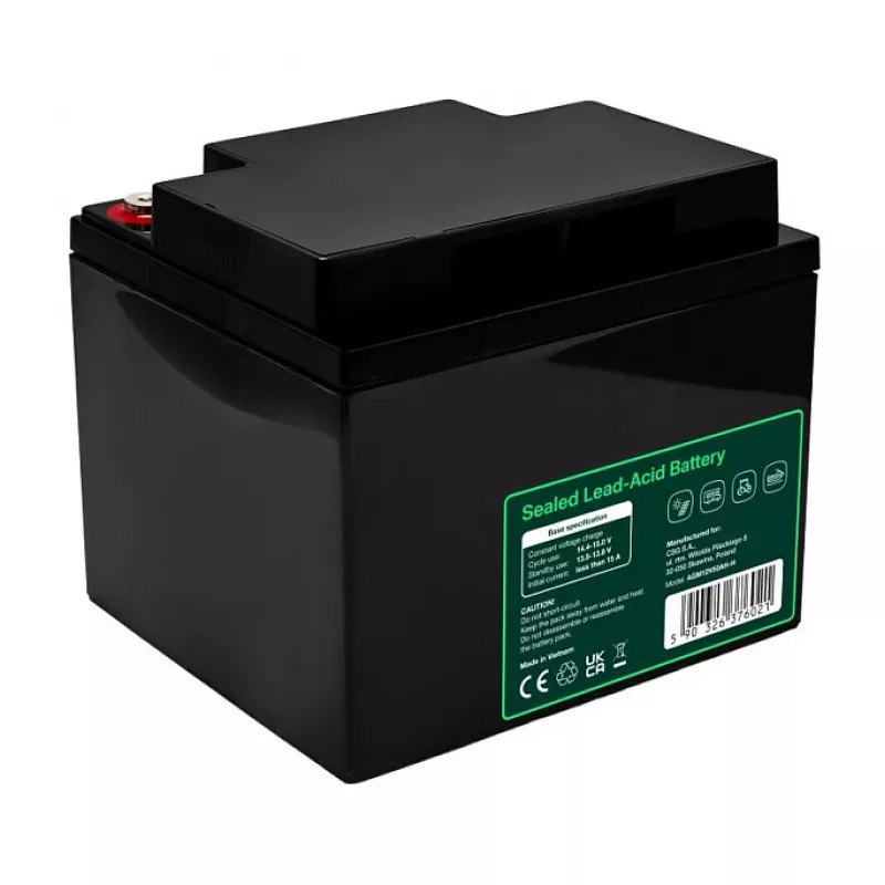 GREEN CELL AGM VRLA 12V 50Ah Hooldusvaba Aku UPS-ile, 197x166x170mm