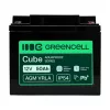GREEN CELL AGM VRLA 12V 50Ah Hooldusvaba Aku UPS-ile, 197x166x170mm