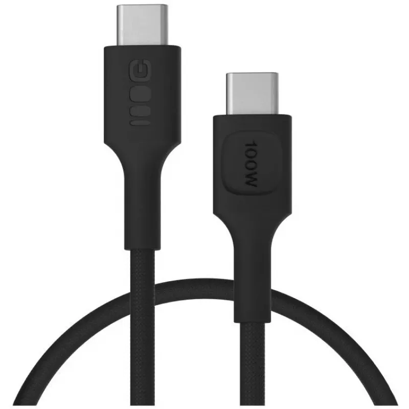 Green Cell PowerStream USB-C to USB-C kaabel 100W 1.2m Must