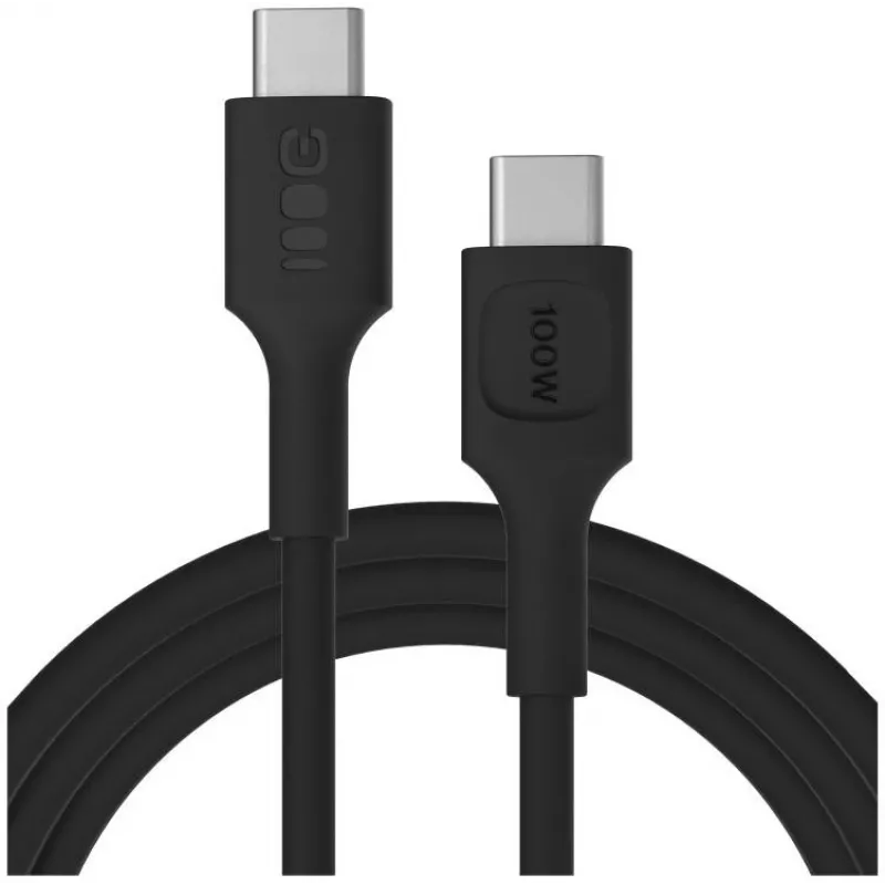 Green Cell PowerFlex Fast Charging USB-C to USB-C kaabel 100W 2m Must