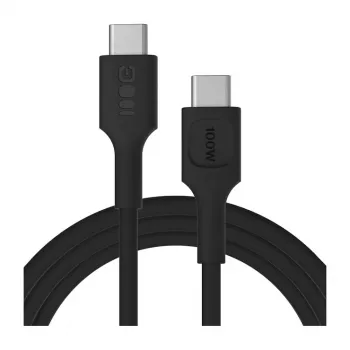 Green Cell PowerFlex Fast Charging USB-C to USB-C kaabel 100W 2m Must