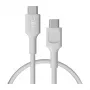 Green Cell PowerFlex USB-C to USB-C kaabel 100W PD kiirlaadimine 0,3m Valge
