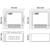 OXT T261 Mini relee 1-kanaliga ZigBee TUYA nutikas lüliti