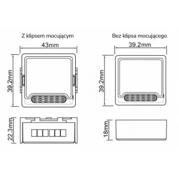 OXT Mini WiFi Releemoodul 3-kanaliline Tuya T223
