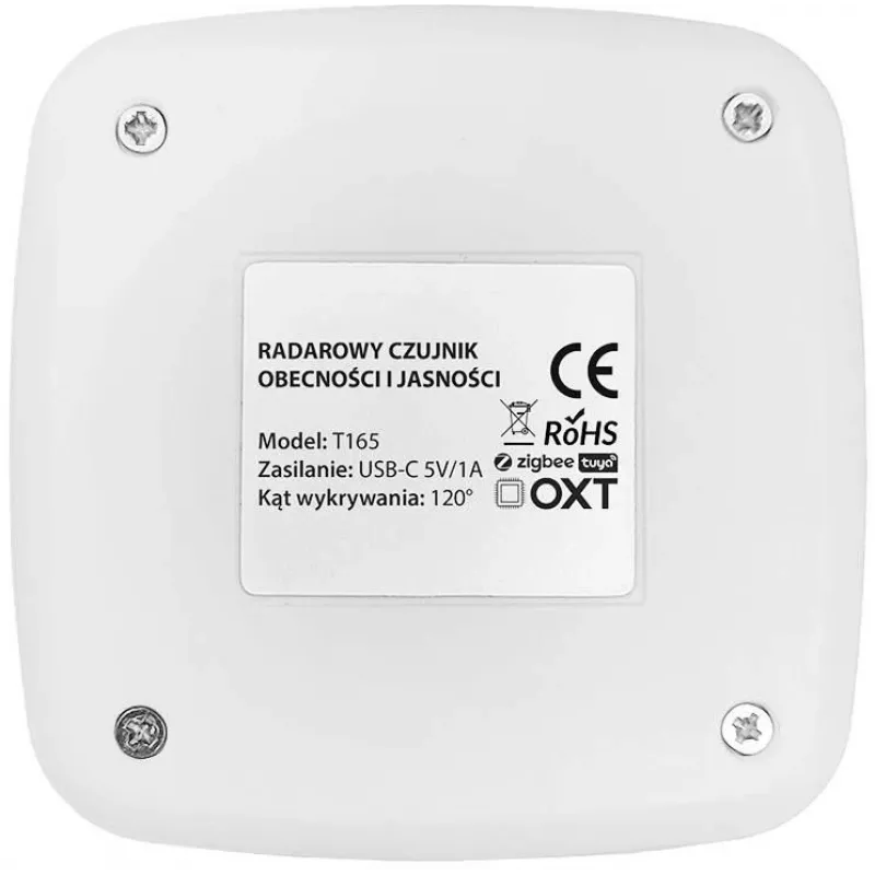 OXT T165 USB ZigBee Tuya Millimeeterlaine Radariga Kohaloleku ja Heleduse Andur