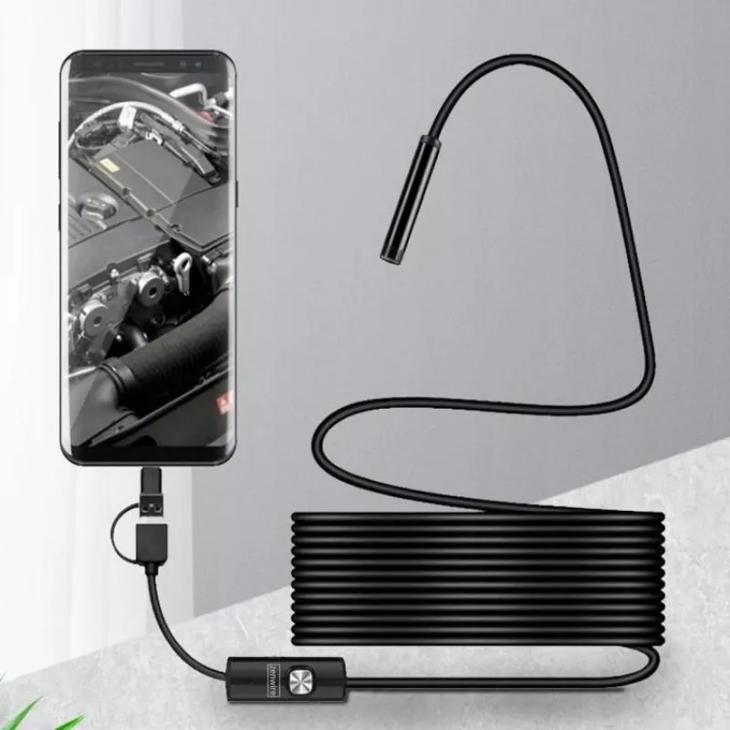 ZENWIRE AN100 USB-C Endoskoopiline Kontrollkaamera 3.5m 1080p IP67 Tarvikutega