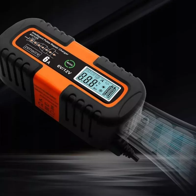 ZENWIRE JMD-6S 6V/12V 6A Nutikas Akulaadija Remondifunktsiooniga AGM GEL Pliiakudele