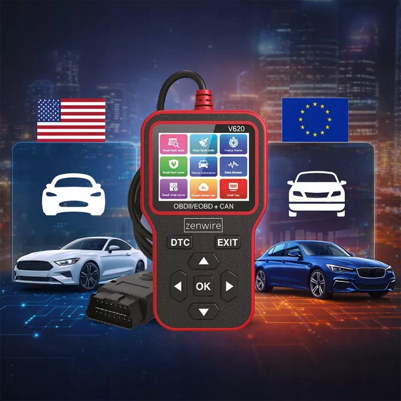 ZENWIRE V620 OBD2 ELM327 CAN-liidesega diagnostikaskanner