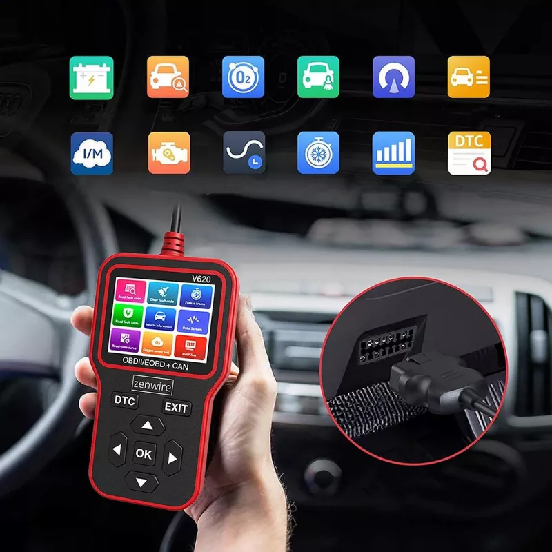 ZENWIRE V620 OBD2 ELM327 CAN-liidesega diagnostikaskanner