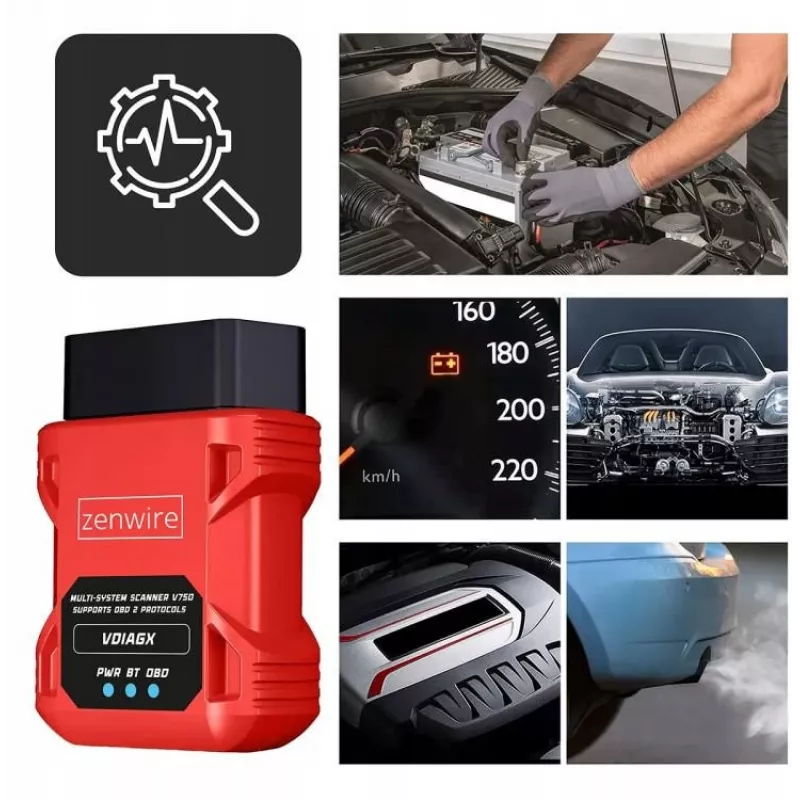 OBD2 diagnostikaskanner ELM327 VDiagX V016 Bluetooth liides tester
