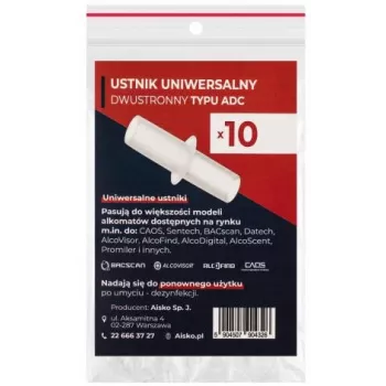 AISKO universaalne kahepoolne ADC huulik alkomeetritele (10 tk)