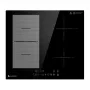 AMZCHEF CE-FS-I72S-FFDD07 4-tsooniline induktsioonpliit 7200W Must Sisseehitatav